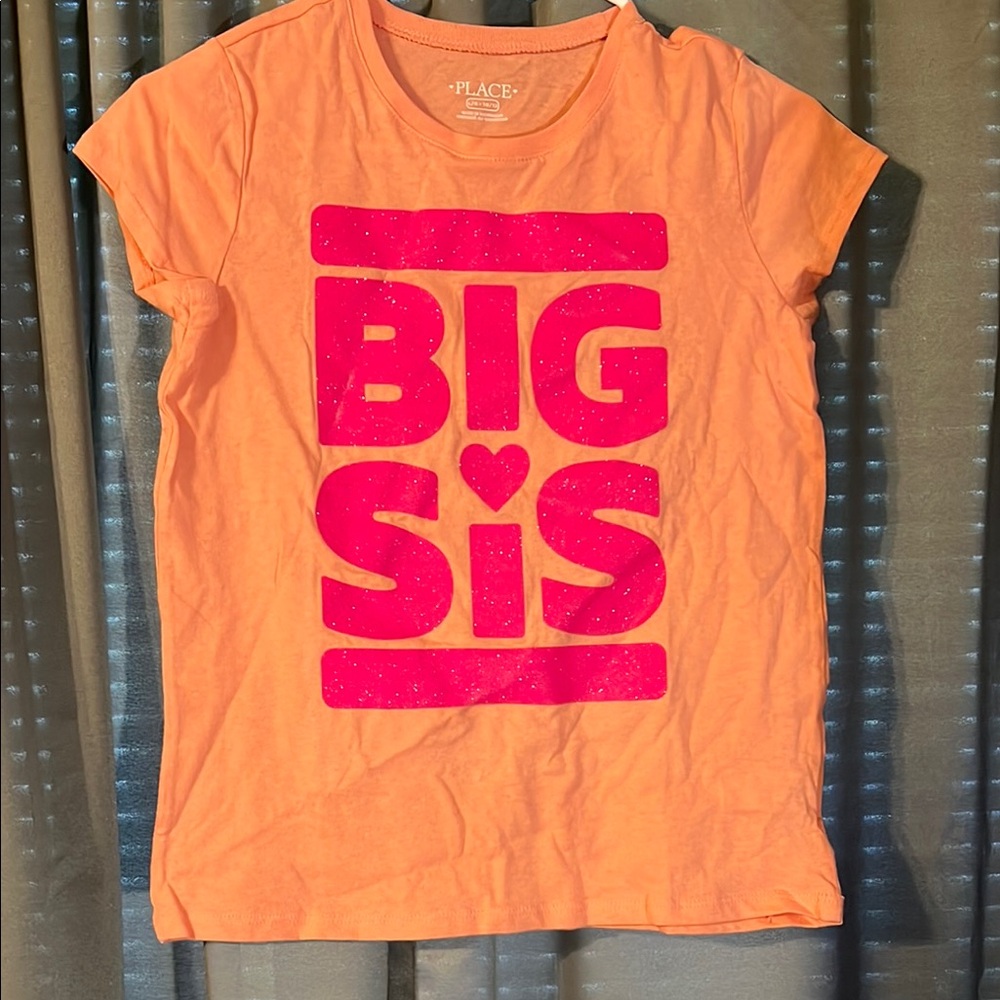 The Children's Place Orange and Pink Short Sleeve Tee